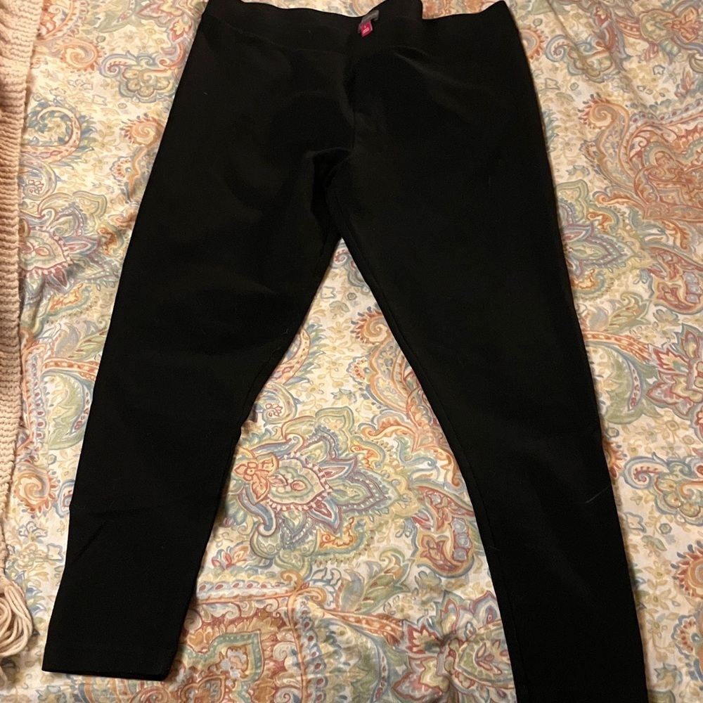 Vince Camuto black super soft leggings Large NWOT
